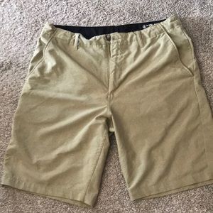 Volcom Surf & Turf Mens Light Khaki Shorts